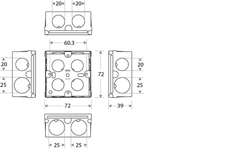 standard electrical box dimensions|single gang box dimensions standard.